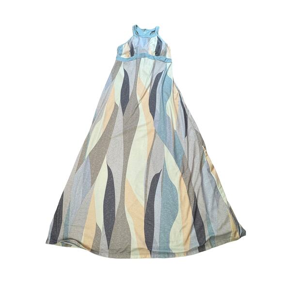 Prana Calexico Maxi Dress Pastel Mosaic Size Medium - Picture 3 of 12